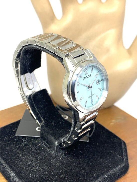 Citizen Womens Watch FE1241-71X Eco Drive Blue Dial Silver Stainless Steel 29mm
